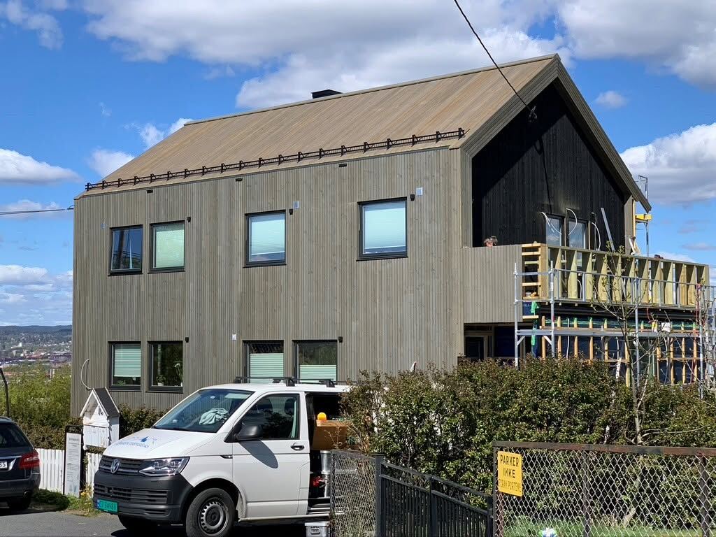 Ferdigstilt bolig med trekledning